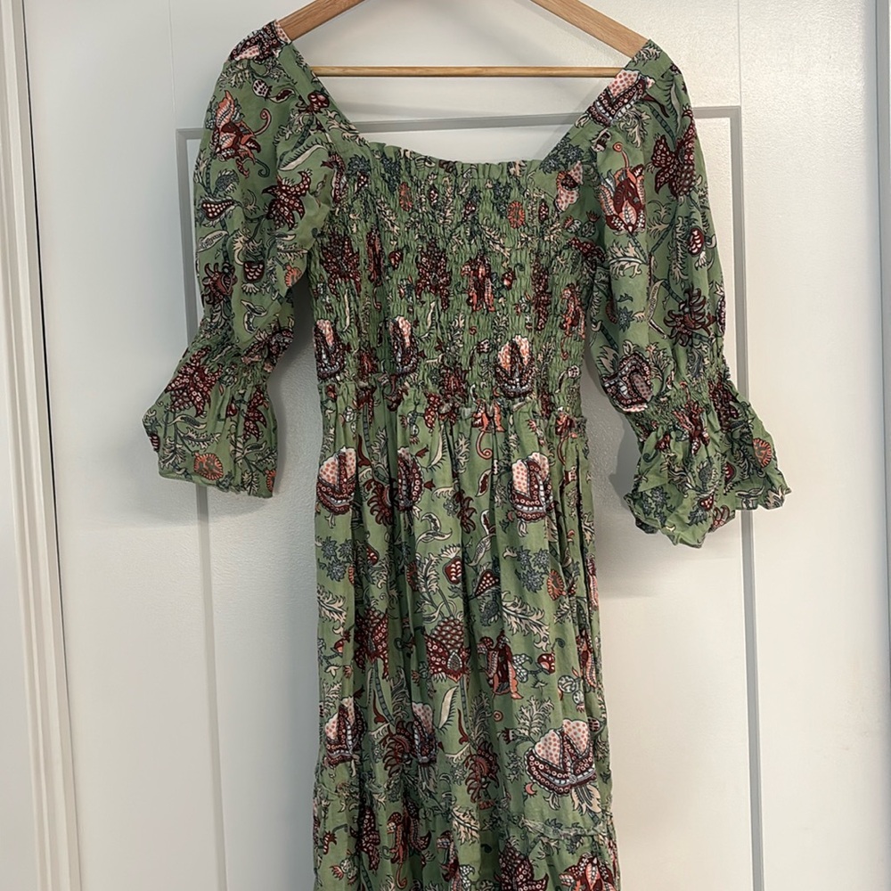 Monkee’s Grace Holiday smocked dress